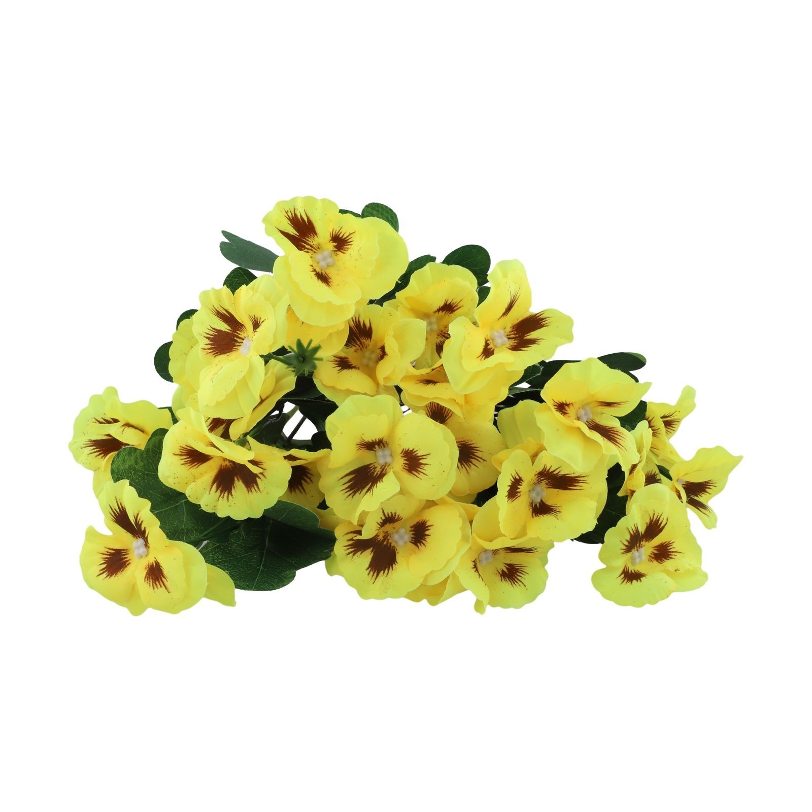 Artificial Pansy Flowers 3pcs for Vibrant For Indoor and Outdoor Decor
