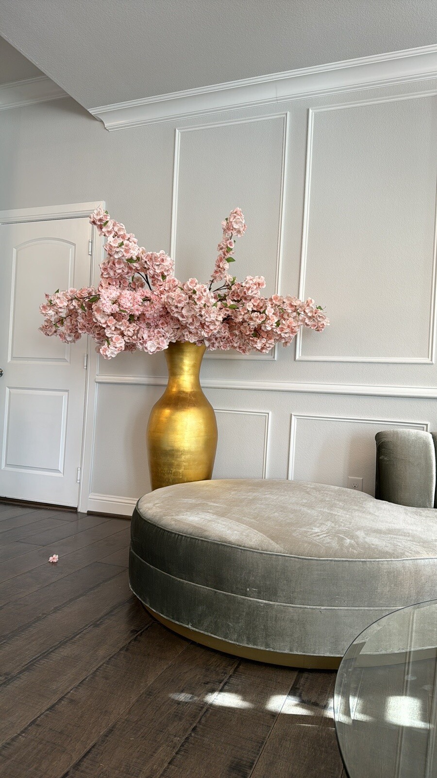 NWT EXTRA LONG CHERRY BLOSSOM STEM EXTRA FULL Faux Flower