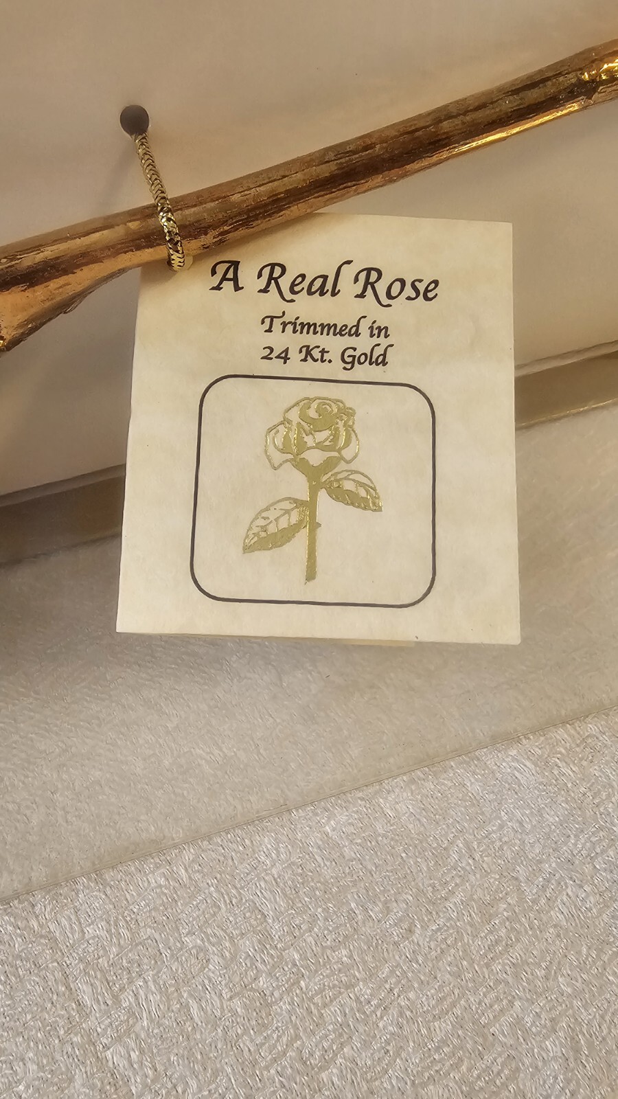 24k Gold Dipped Real Rose (Purple)