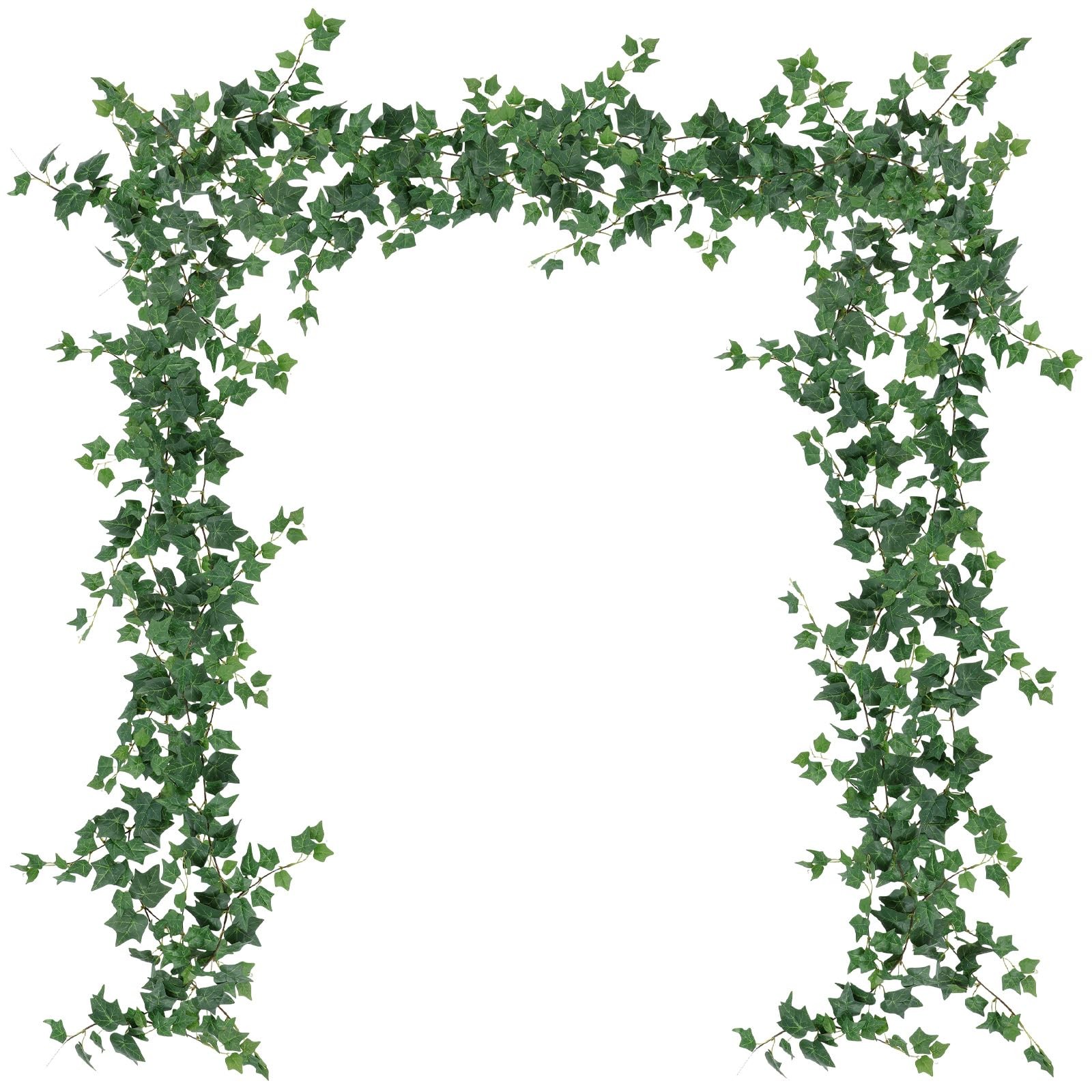 2 Pcs 71 inches Artificial Ivy Vines Garland Green Fake Ivy Garland Faux Hang…