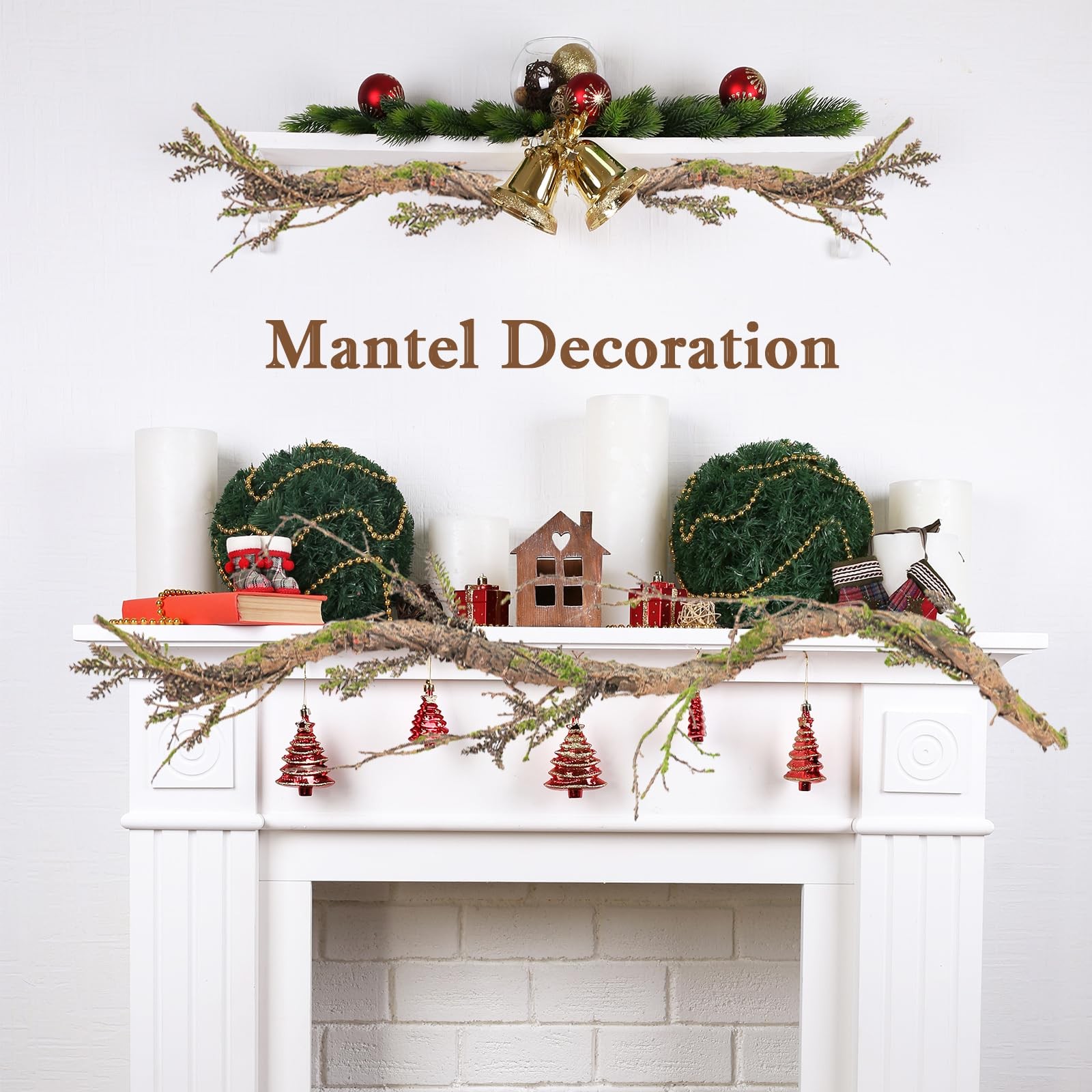2Pcs 39.4inch Thick Bendable Artificial Tree Trunk Fake Large Wood Branches T…