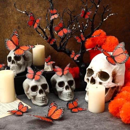 Monarch Butterfly Decorations, 60 Pcs 3D Artificial Monarch Butterfly Style