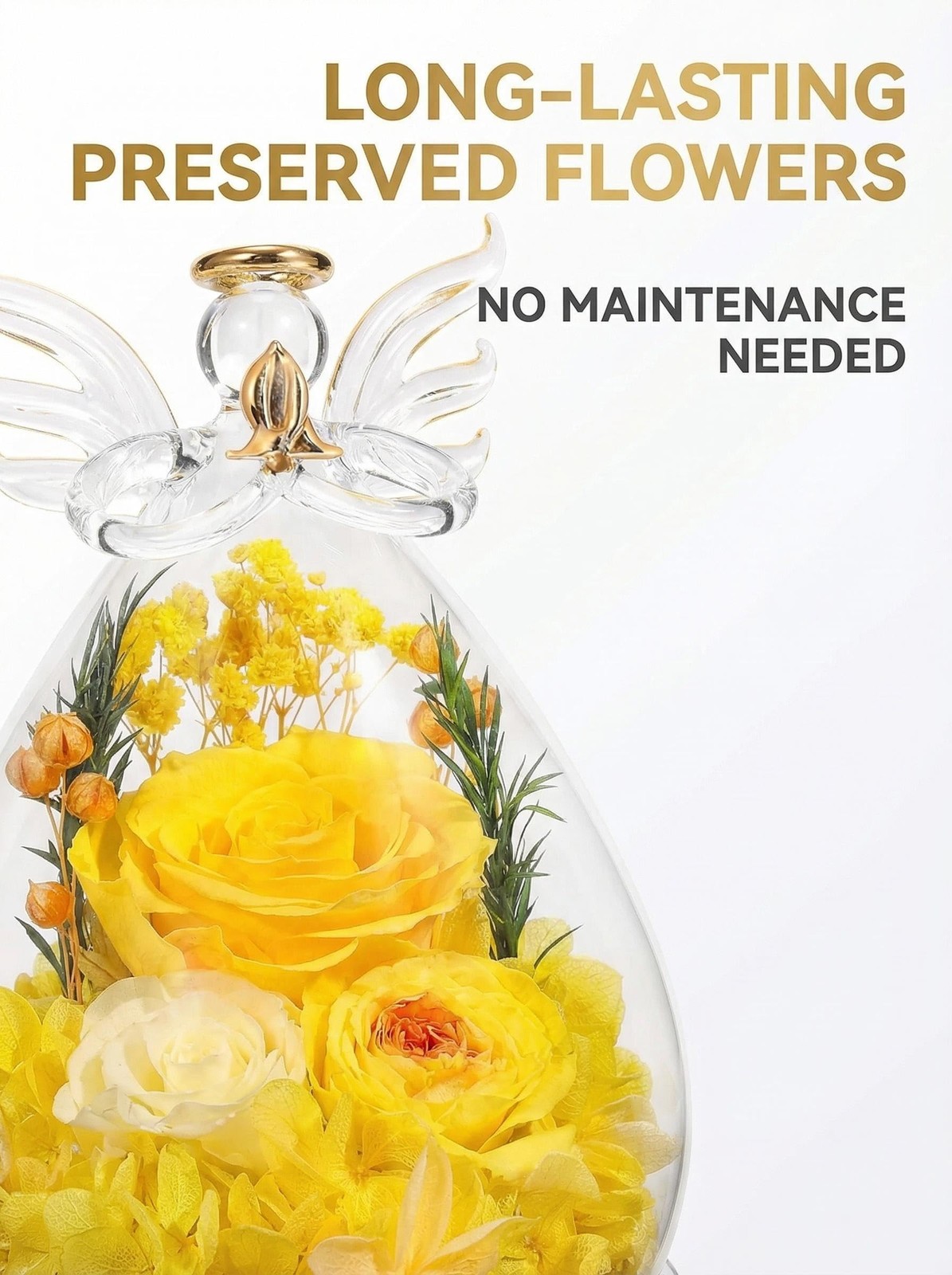 Zwwkkll Gifts for Mom, Mother’s Day Birthday Gift for Women, Preserved Rose A…
