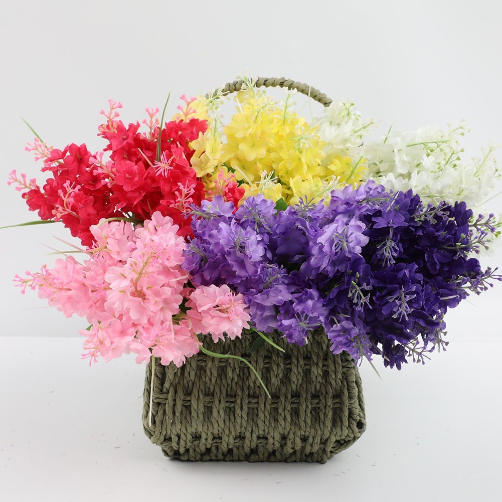 Vibrant Hyacinth Wisteria Artificial Flower for Home and Event Decoration