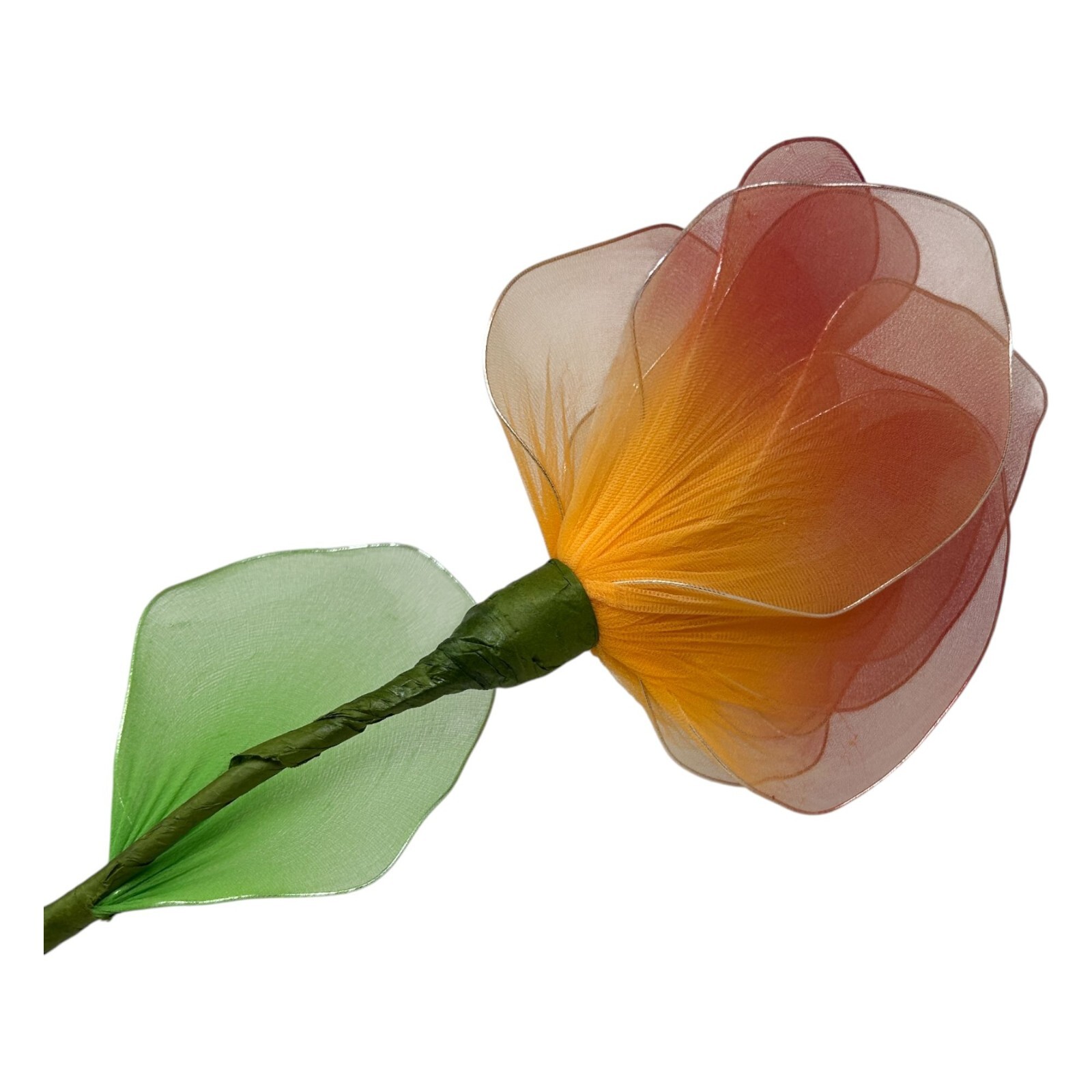 Handcrafted Artificial Multicolor Nylon Flowers Bouquet Home Event Decor