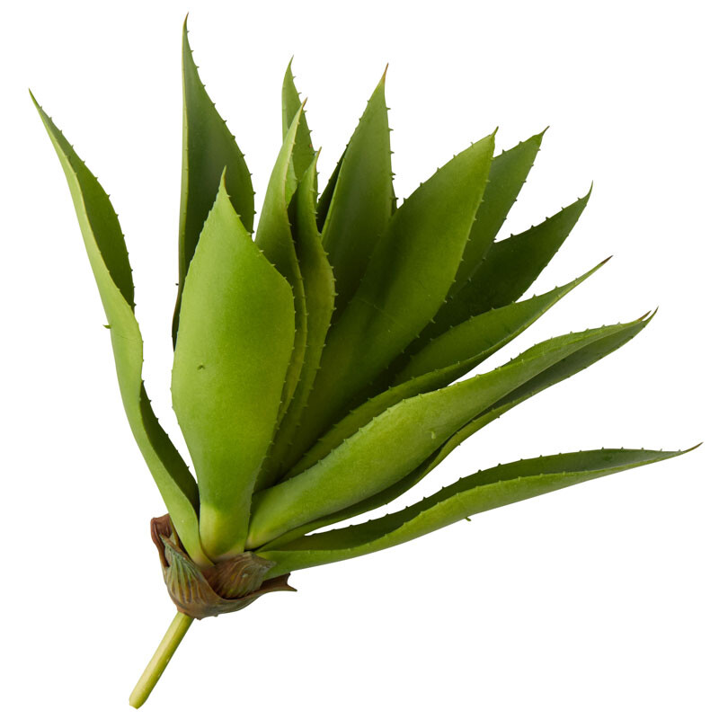 Green Vinyl Aloe Plant Pick