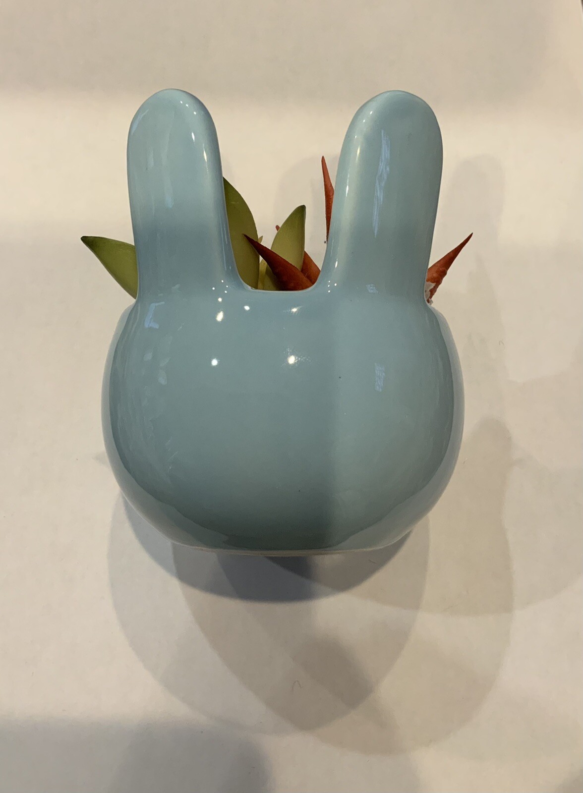 Target Bullseye’s Playground Easter Blue Bunny Cactus Artificial Succulent NEW
