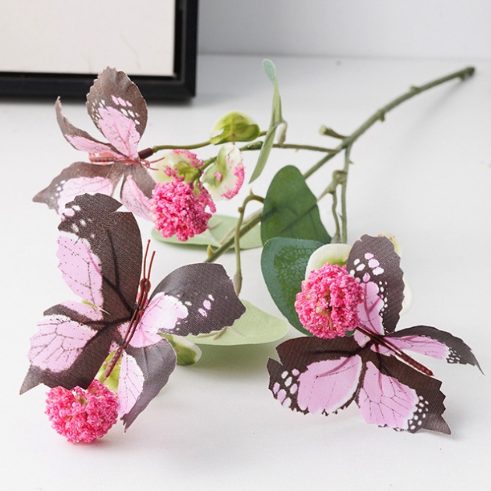 Artificial Silk Butterfly Flower for Wedding Home Decoration Outdoor Photography