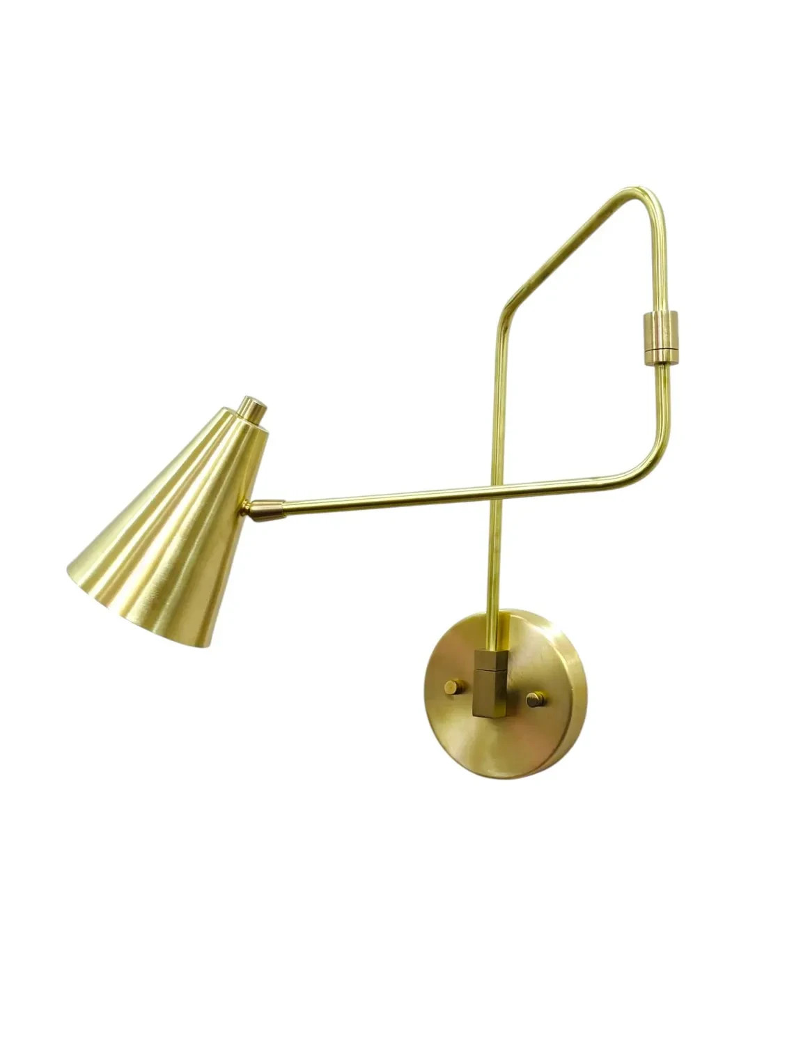 Swing Arm Vintage Wall Sconce Stilnovo Style Single Light Articulated Reading Sc