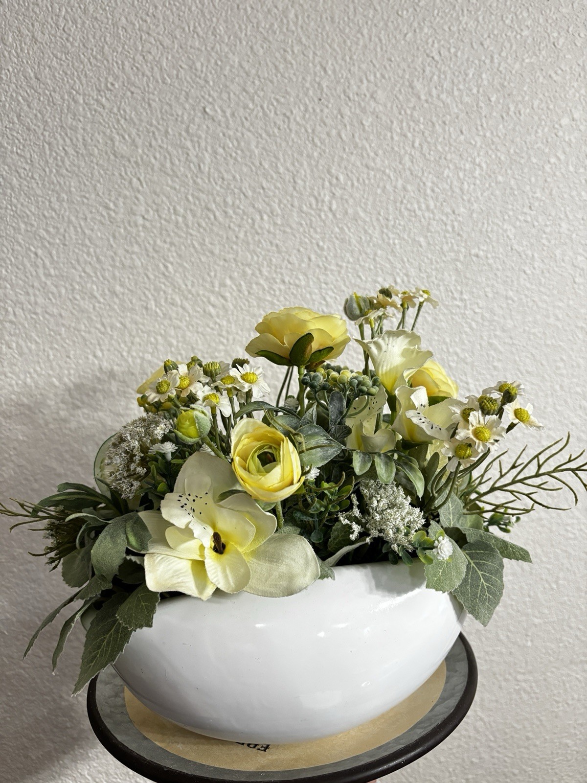 Handmade Yellow Spring Citrus Table Centerpiece