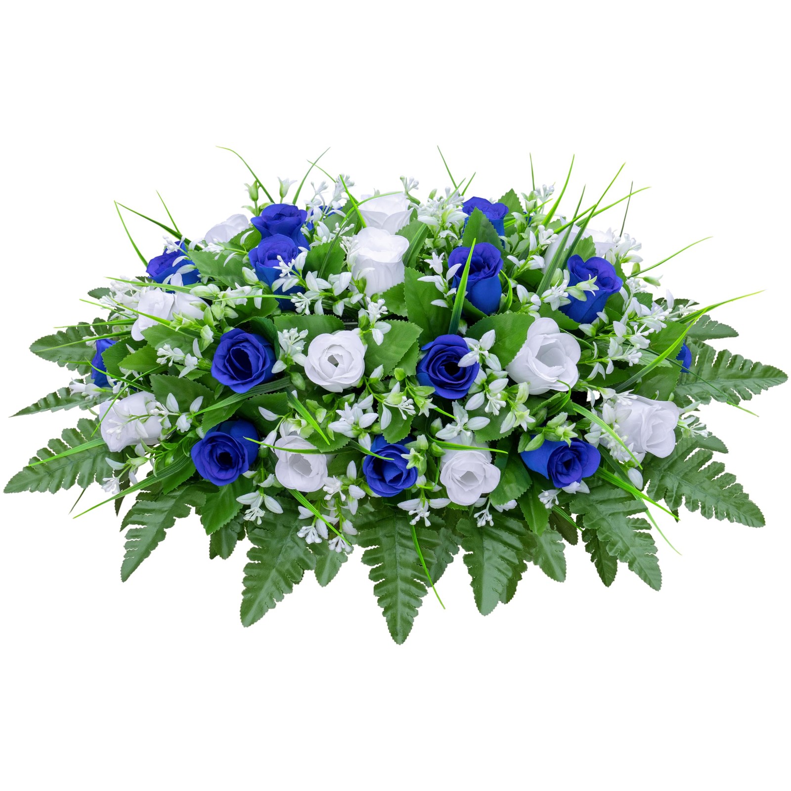 Artificial Cemetery Flowers Saddle-Shaped Tombstone Decorations Non-Fading UV…