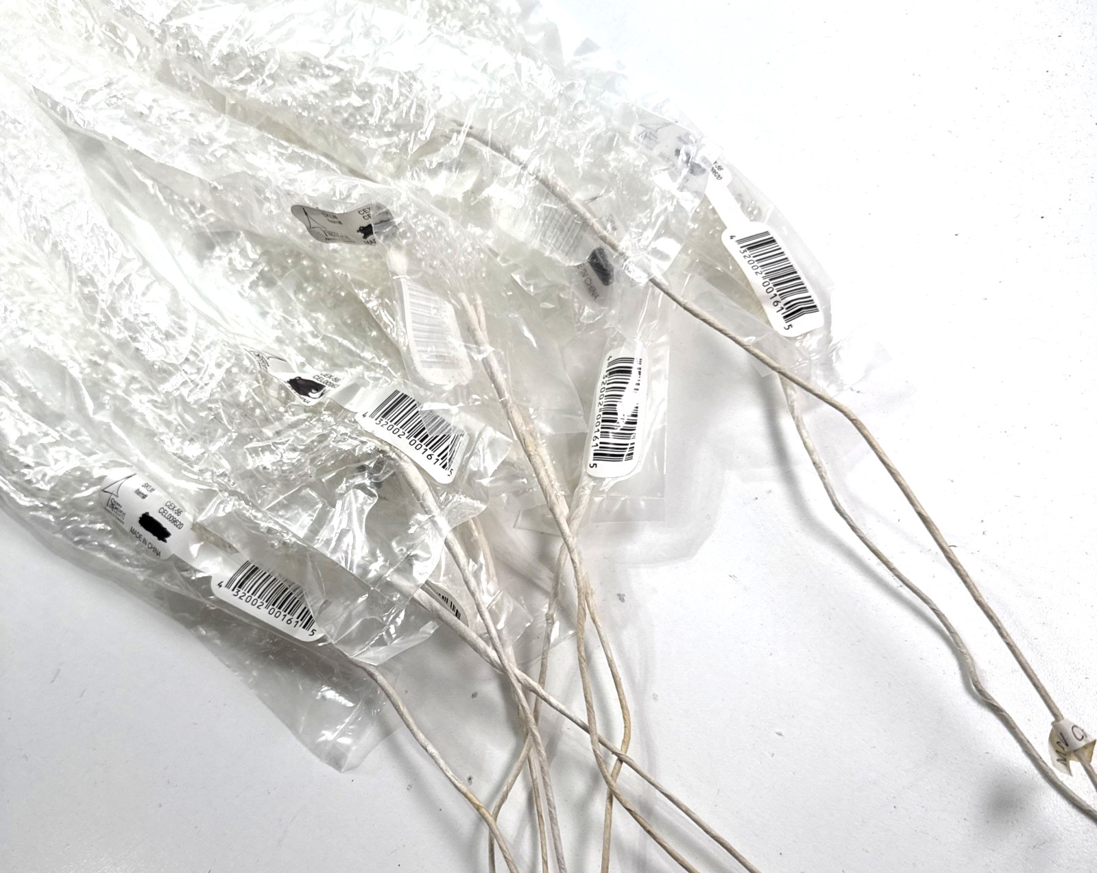 9X NOS 2004Clear Acrylic Crystal Beaded 30″ Branches Drop Wedding Decor