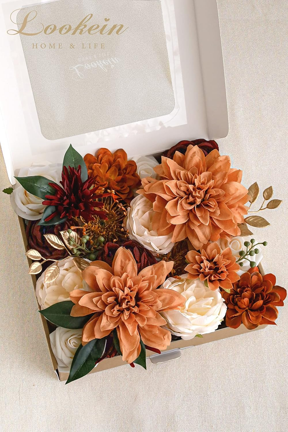 Artificial Flowers for DIY Wedding Decoration Bridal Bouquet Table Centerpieces