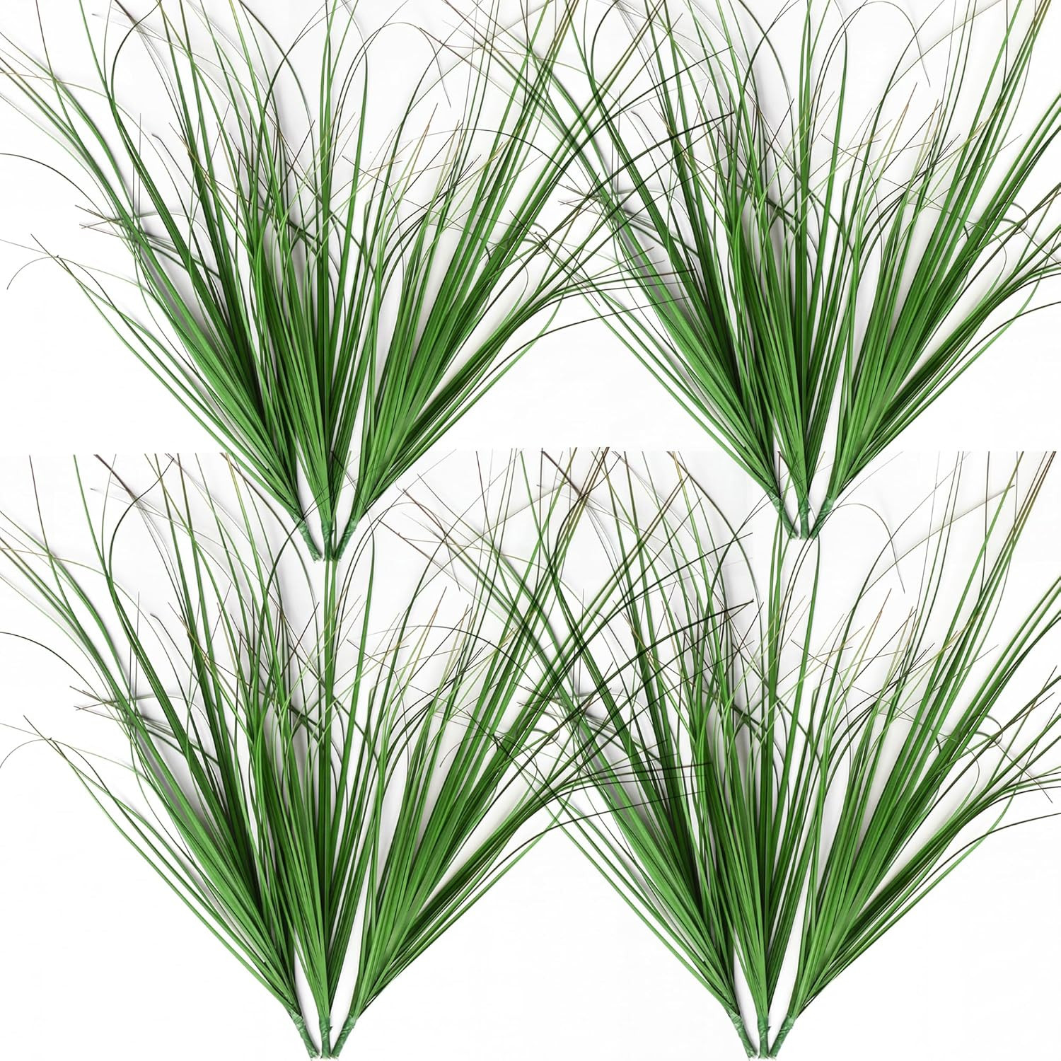 12 plantas artificiales hierba alta arbustos decoracion interior exterior verde