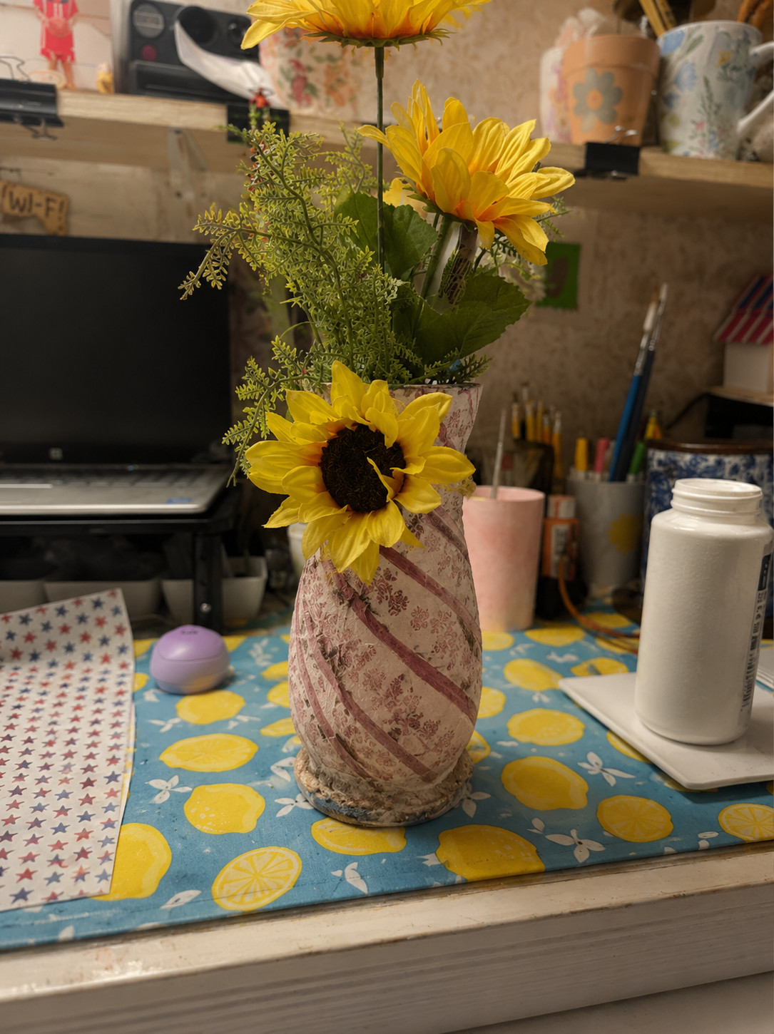 Rustic Floral Decor Center-Piece