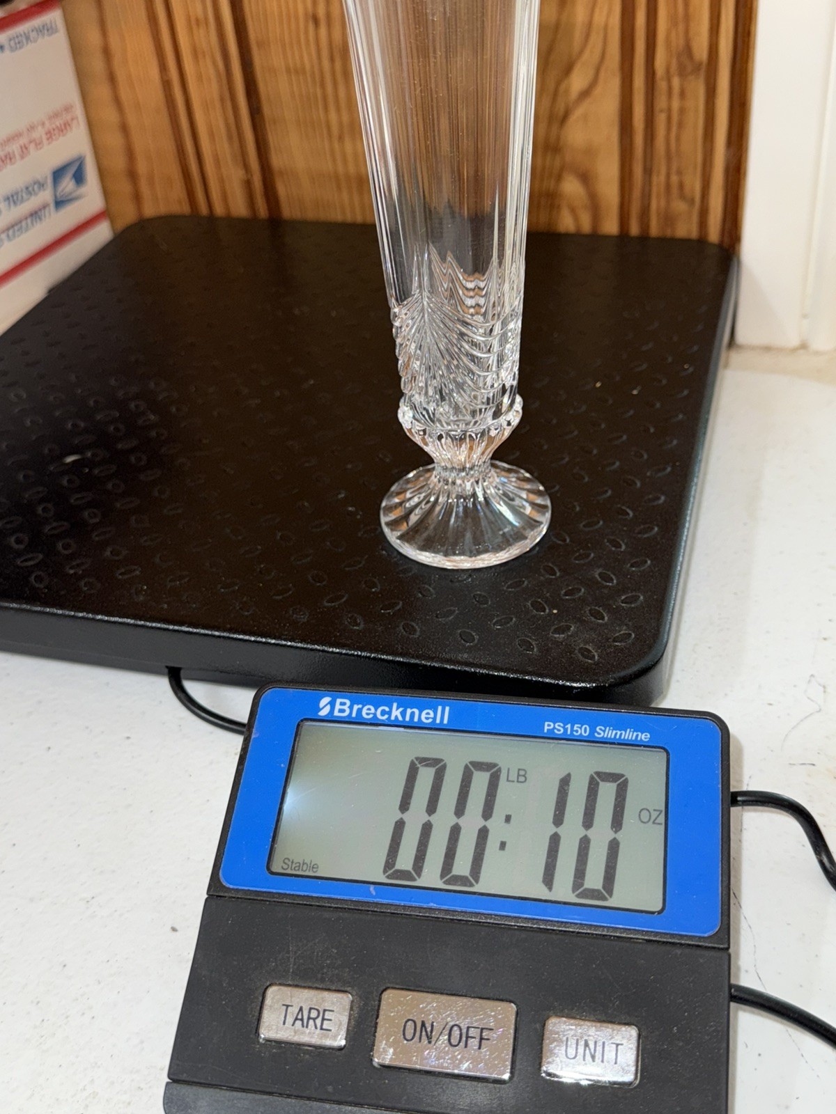 Bud Vase RCR Royal Crystal Rock 6.7 in. “Aurea” Vintage 80´s