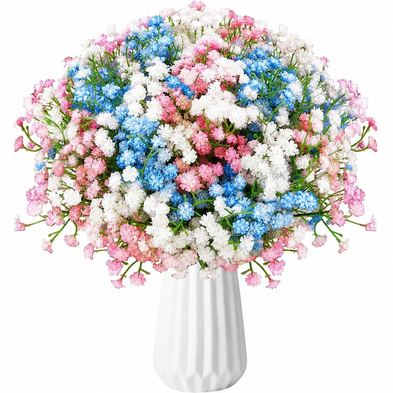 18Pcs Babys Breath Artificial Flower Gypsophila Real Touch Bouquet Wedding Decor