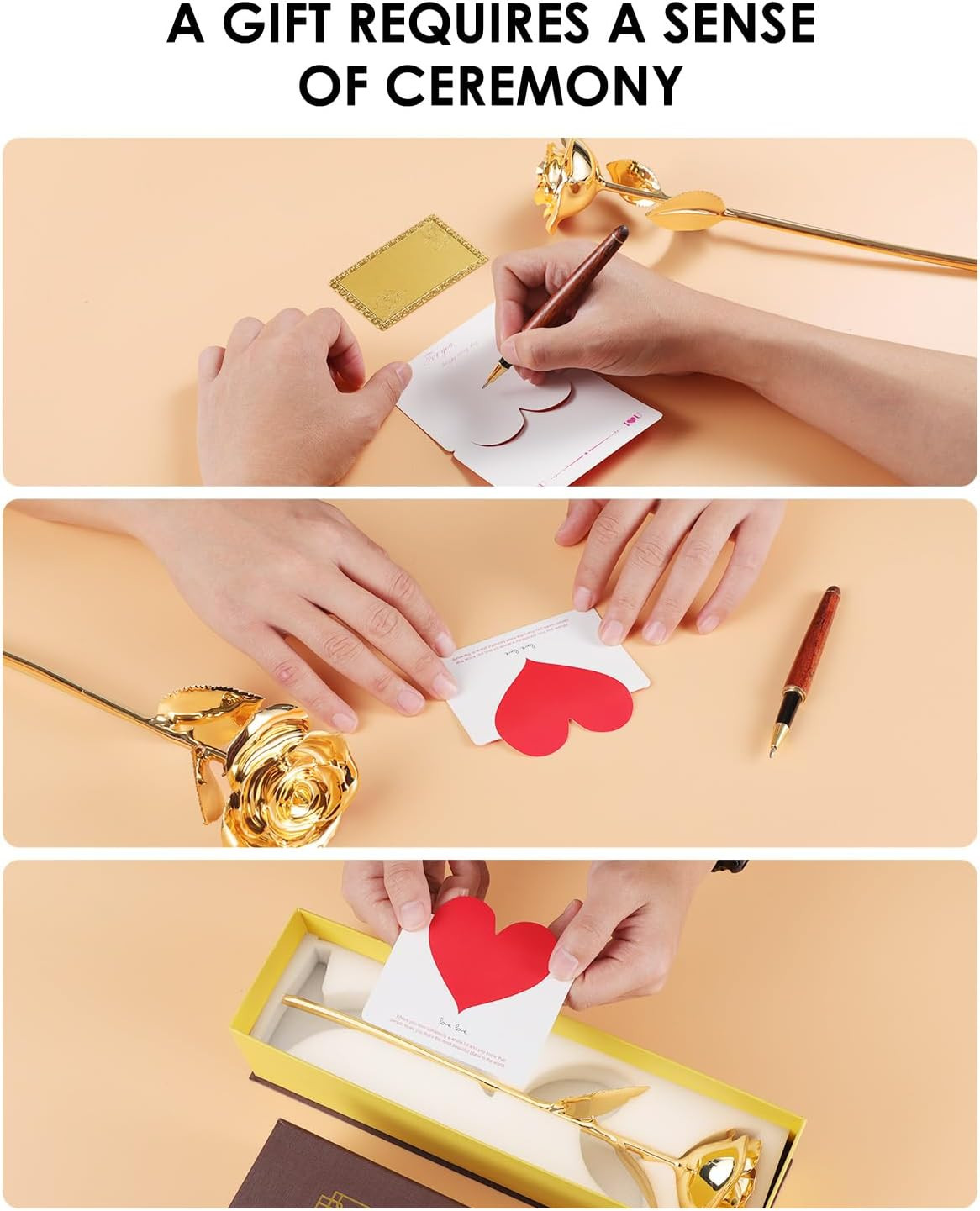 24K Gold Dipped Real Rose – Handcrafted, Elegant, One of a Kind – Romantic Gift