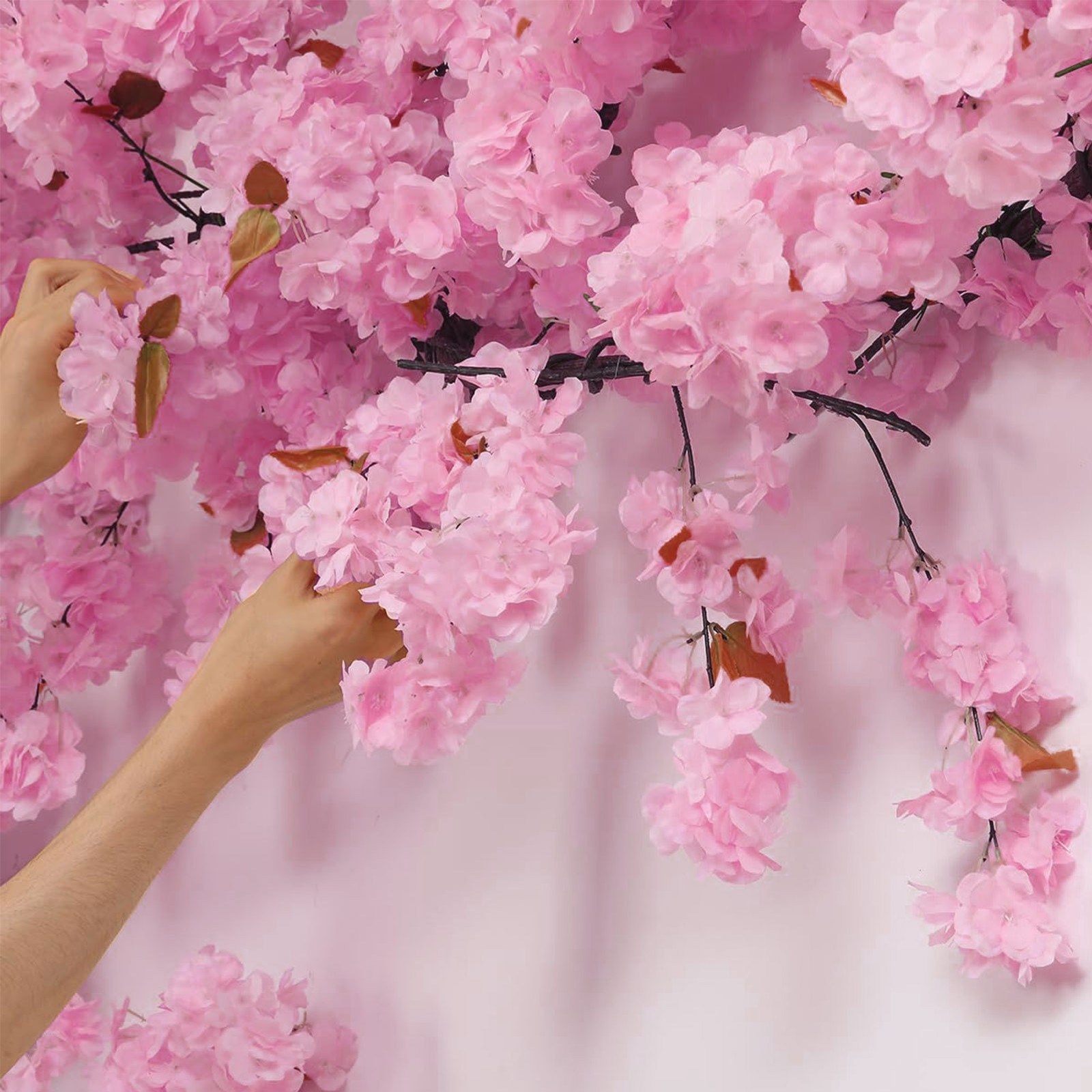 Artificial Cherry Blossom Tree Sakura Tree Decor Cherry Blossom Vines US STOCK