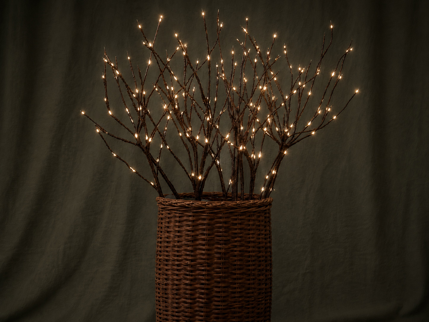 Battery Operated, LED Lighted Twig Branches, Set of 9 – Decorative Lighting