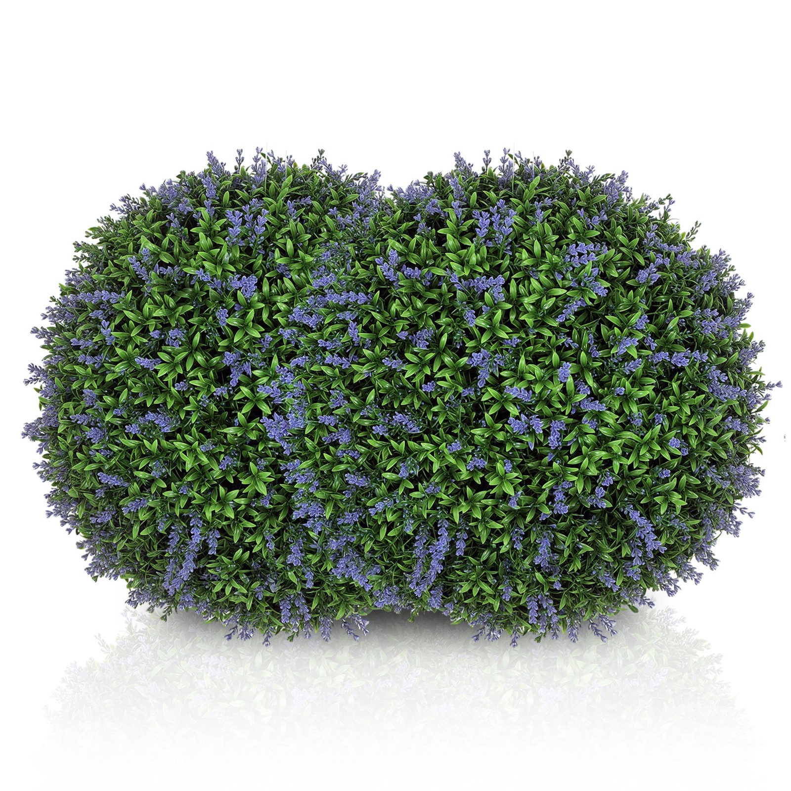 Set of 2 Artificial Plant Topiary Balls, 16.5 Inch