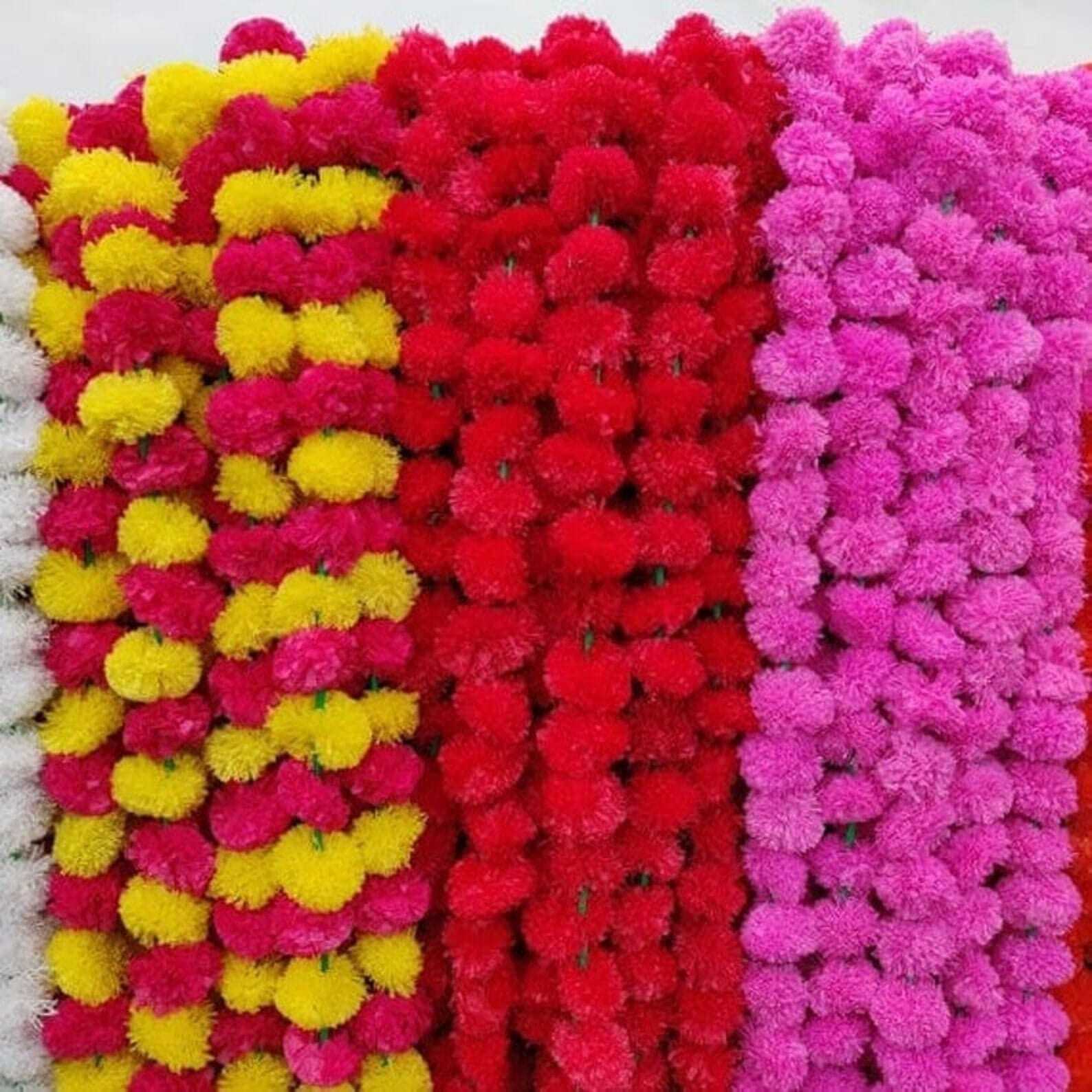 Indian Wedding Garland for Indian Wedding Décor Mehndi Décor Artificial Flowers.