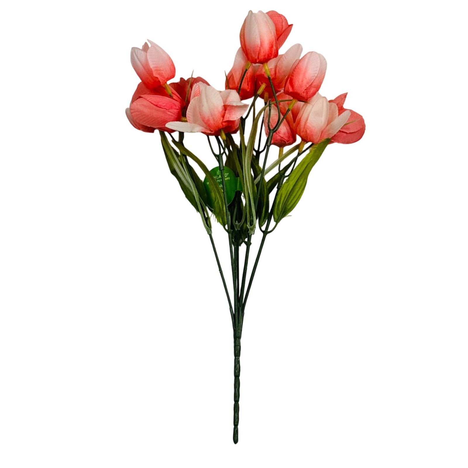Pink Ombre 14.5in Tulip Bush by Ashland Spring Floral, Greenery, and Home Décor