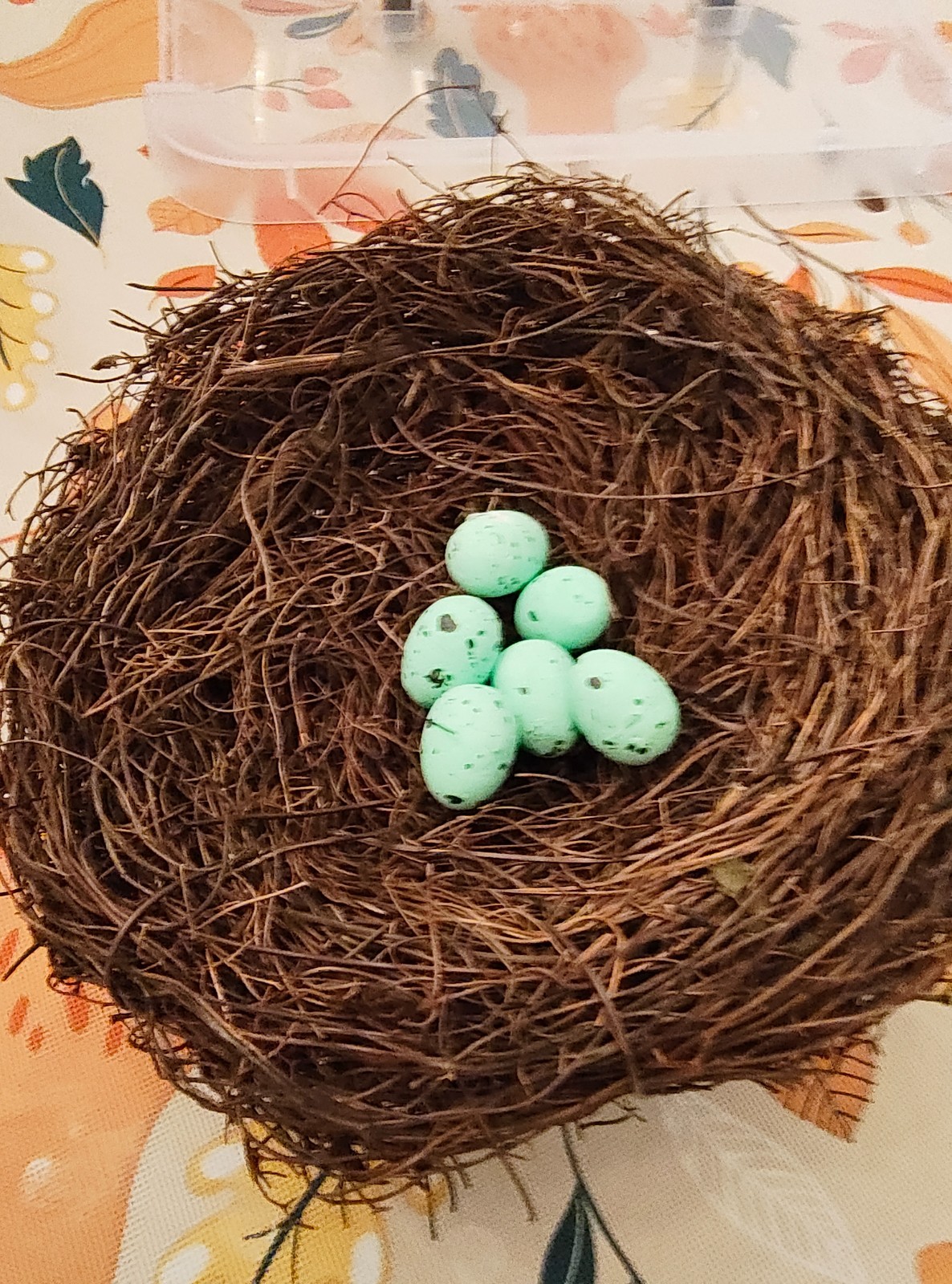 6″ Faux Artificial bird nest