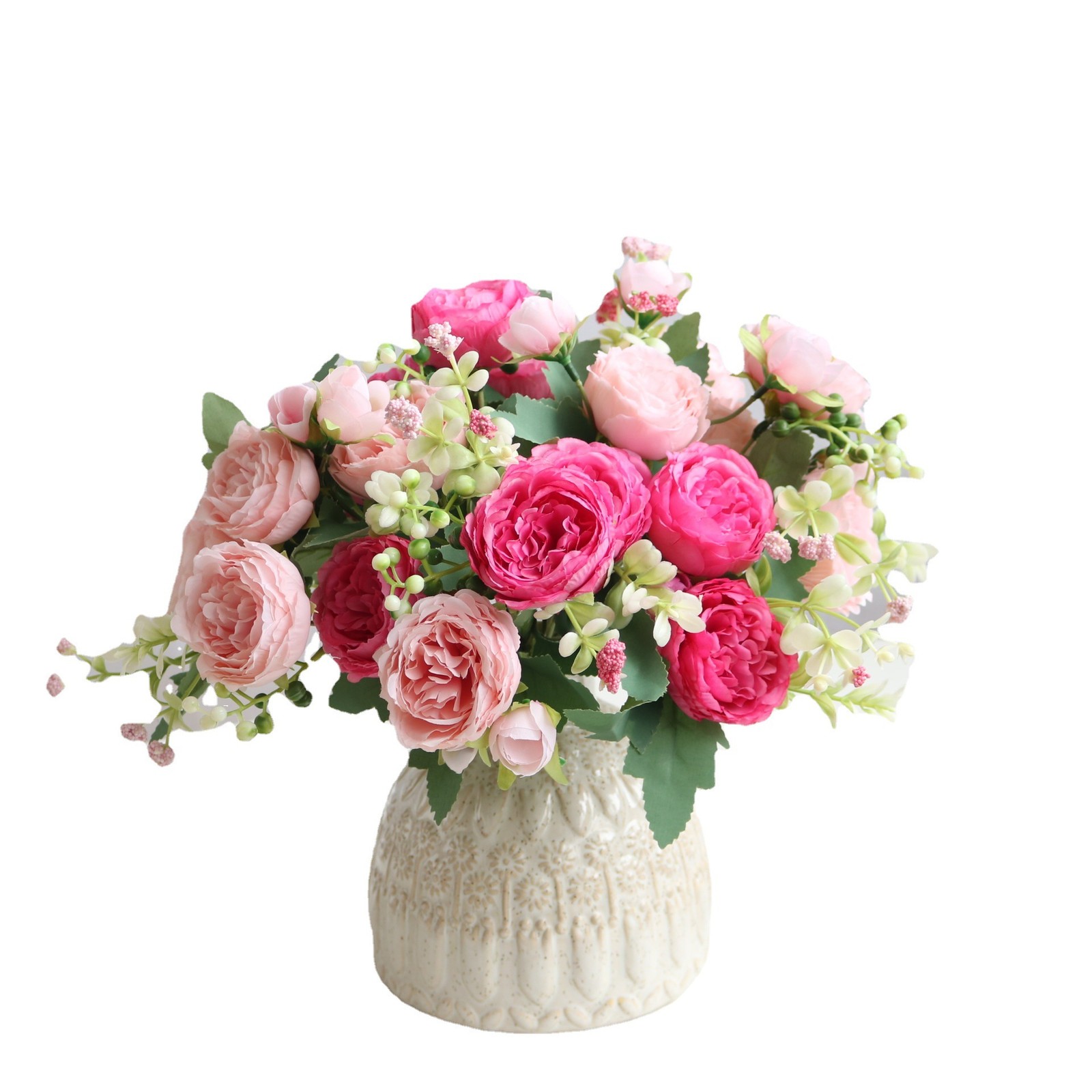 4Pcs DIY Floral Decorations Persian Rose Simulation Flowers Home Decoration New