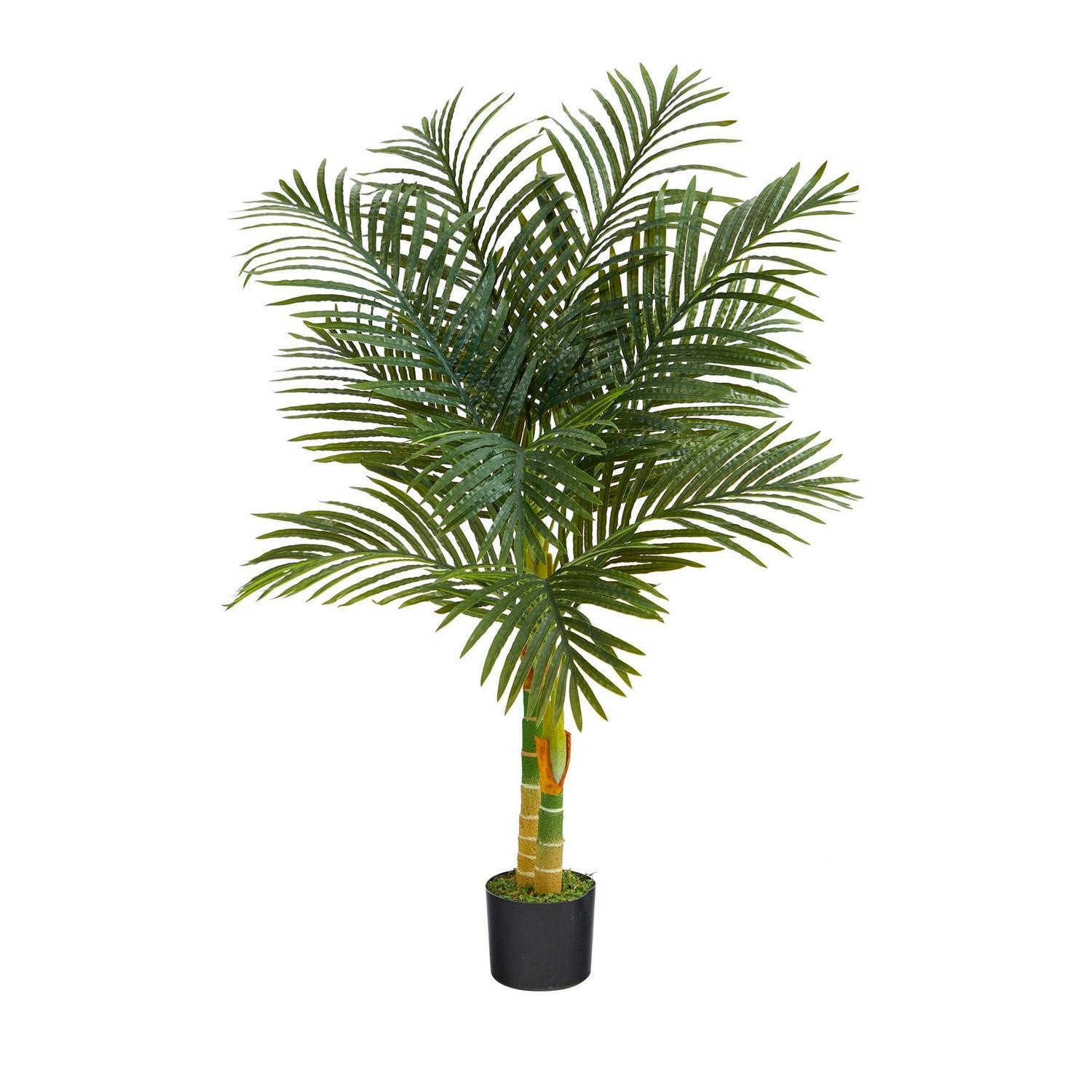 4′ Golden Cane Palm Artificial Tree Home Decor Premium Indoor Living Room Green