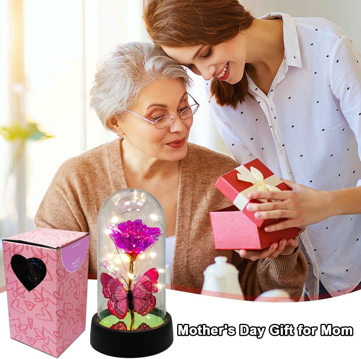 Rose Flower for Mother’s Day Ideas, Mothers Day Flowers Gifts for Mom Wife from