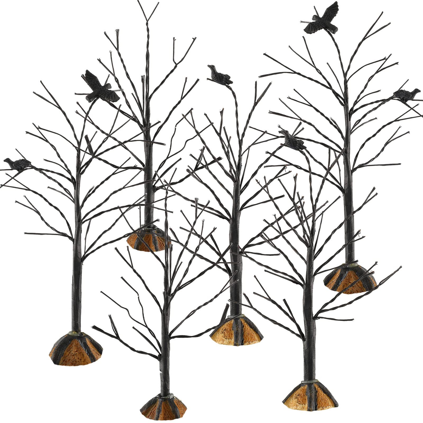 6 PCS Mini Miniature Artificial Decor Model Display Trees Holiday 3 Sizes