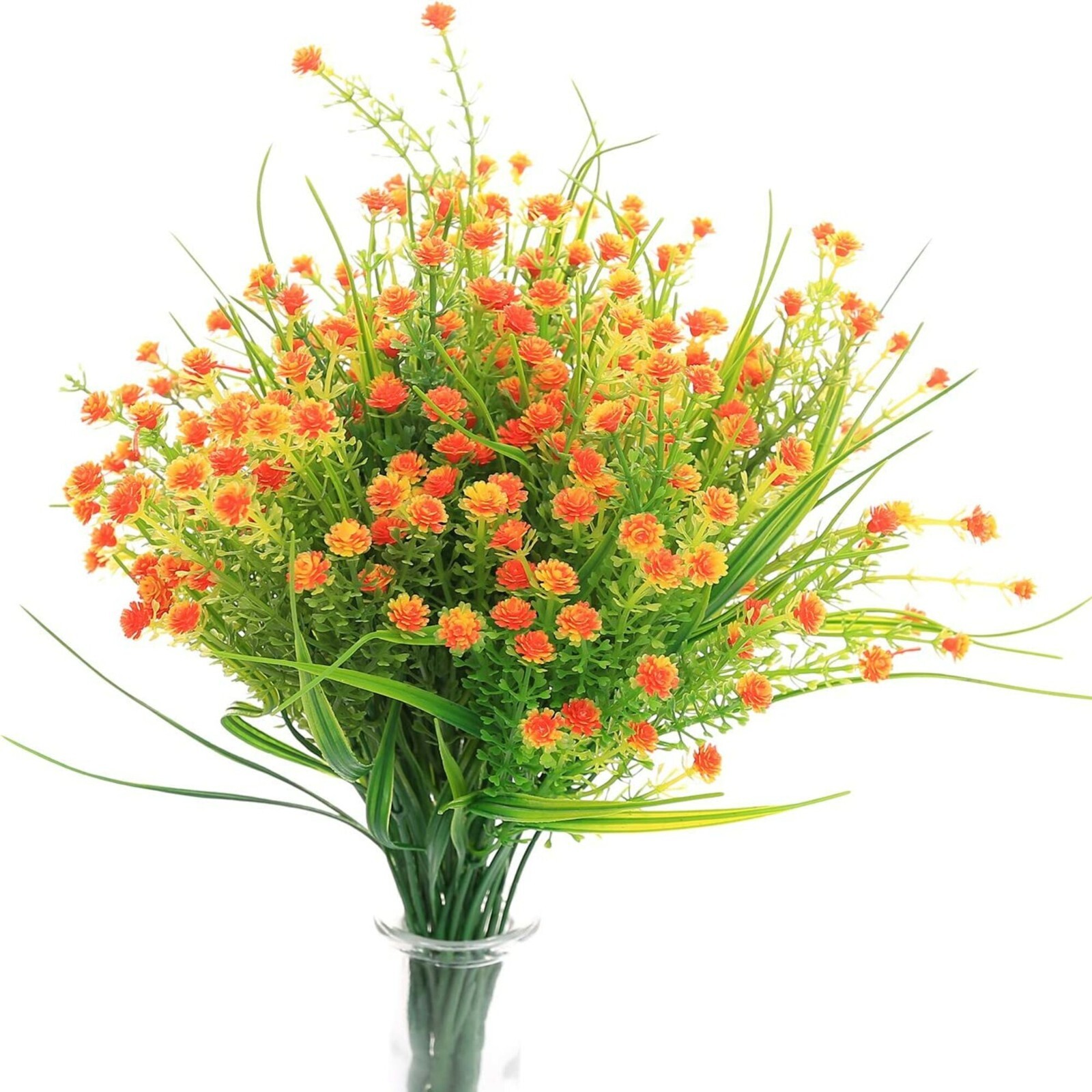 Outdoor Indoor Artificial Flowers Baby Breath UV Resistant Various Colors