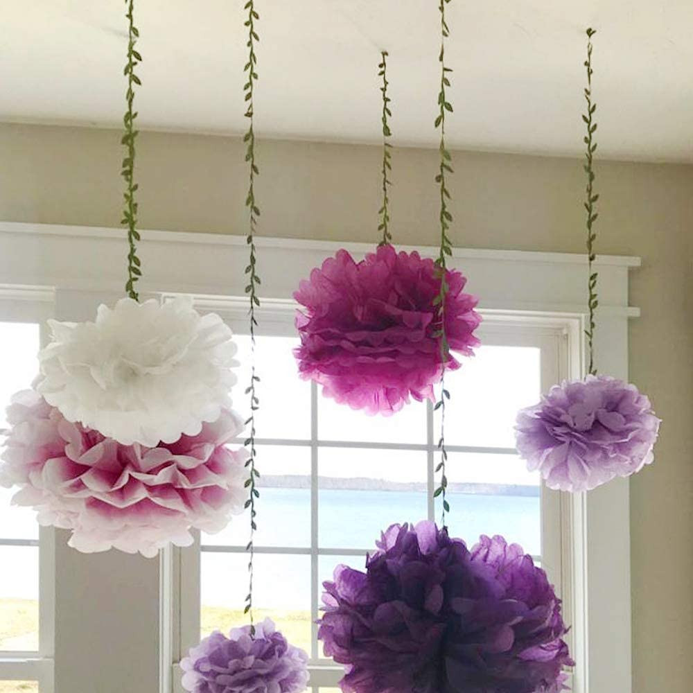 265Ft Artificial Vine Greenery Garland Fake Ivy Leaf for Wedding Party Decor