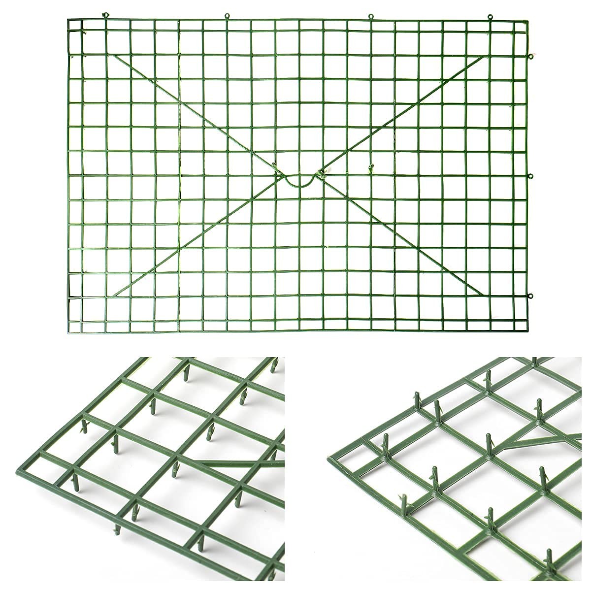 Artificial Flower Grid Panels,DIY Flowers Wall Frames,Flowers Wall Arches Bac…