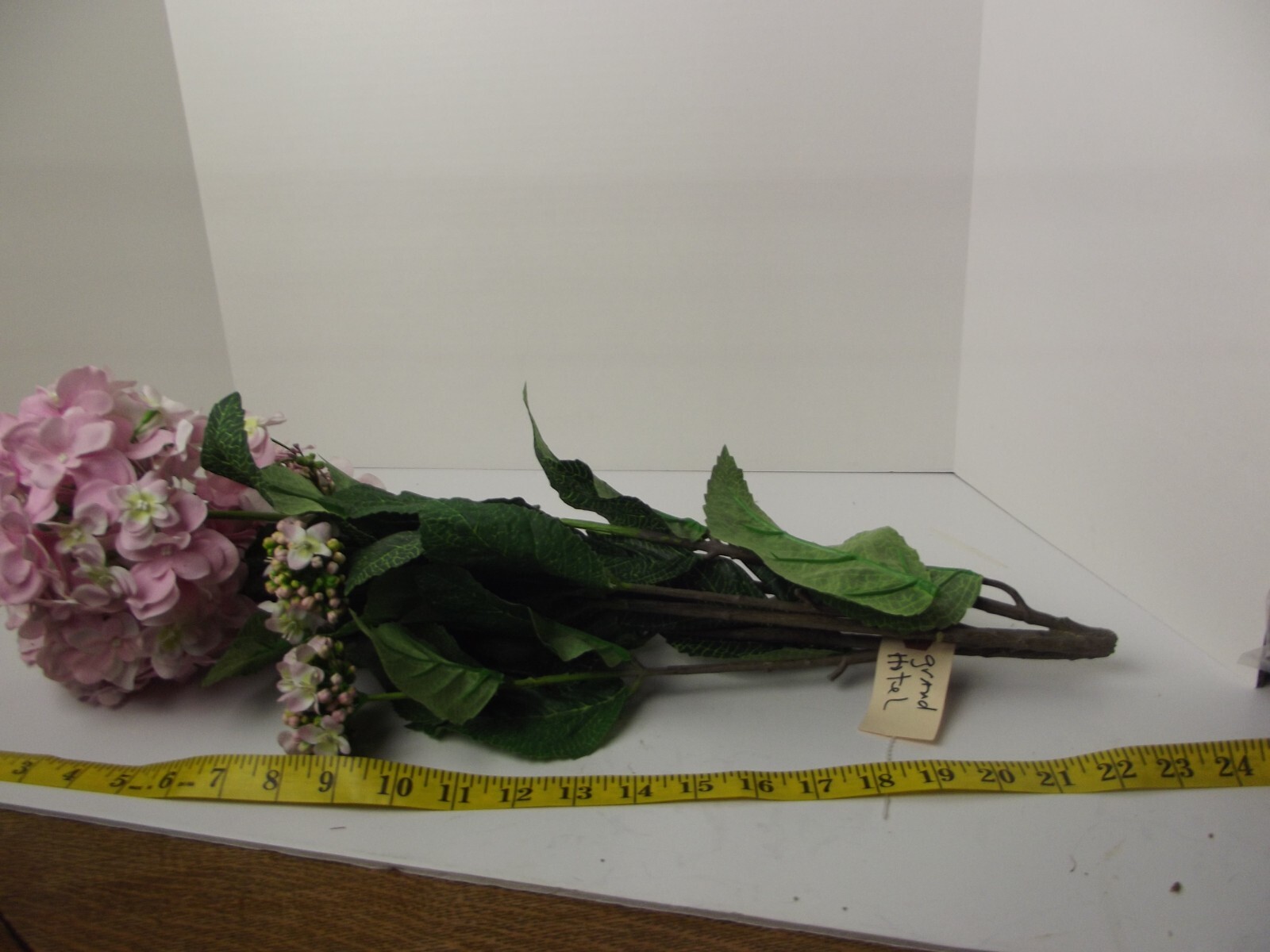 Disneyland Grand Hotel Hyacinth Artificial Silk Fake Pink Flowers Props