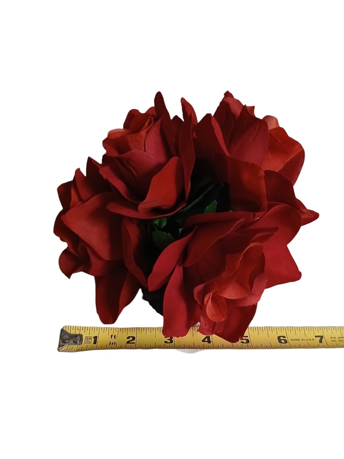 Red Rose Floral Arrangement Tea Cup POP-IN Romantic Elegant Wedding Holiday LOVE