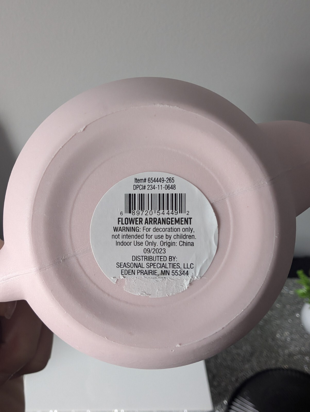 Target Bullseye Valentines Pink Teapot Faux Fower Arrangement Tabletop Decor