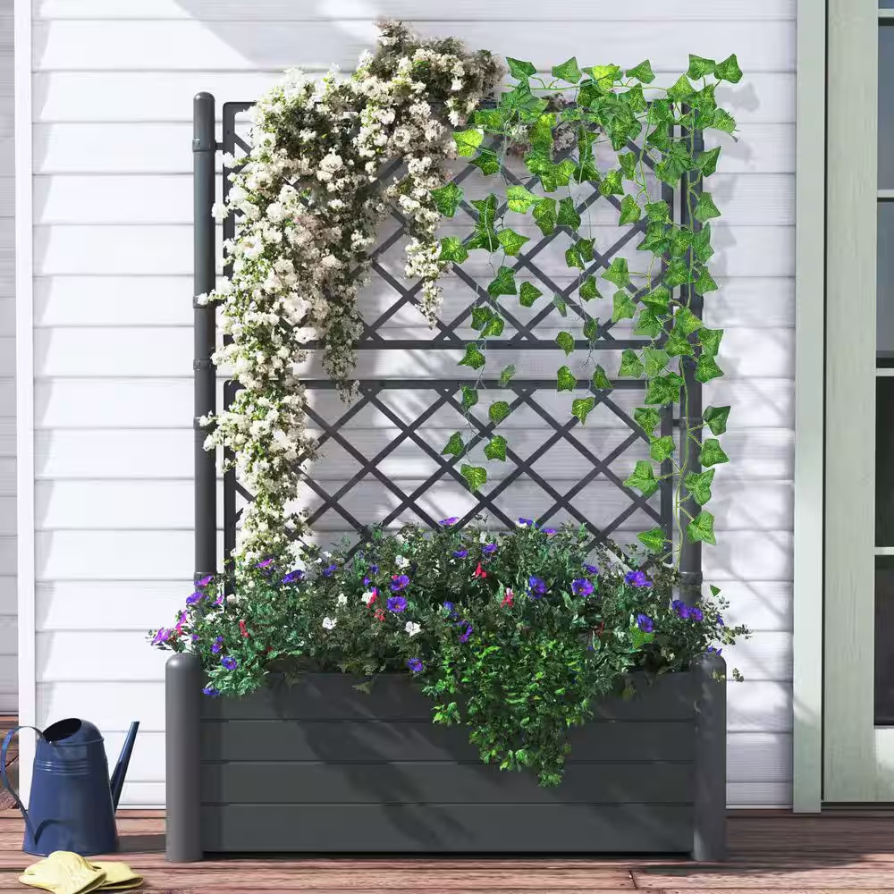 7 Ft. L X 1 In. W X 1 In. H Grren Plastic Decorative Artificial Ivy Hanging Aest
