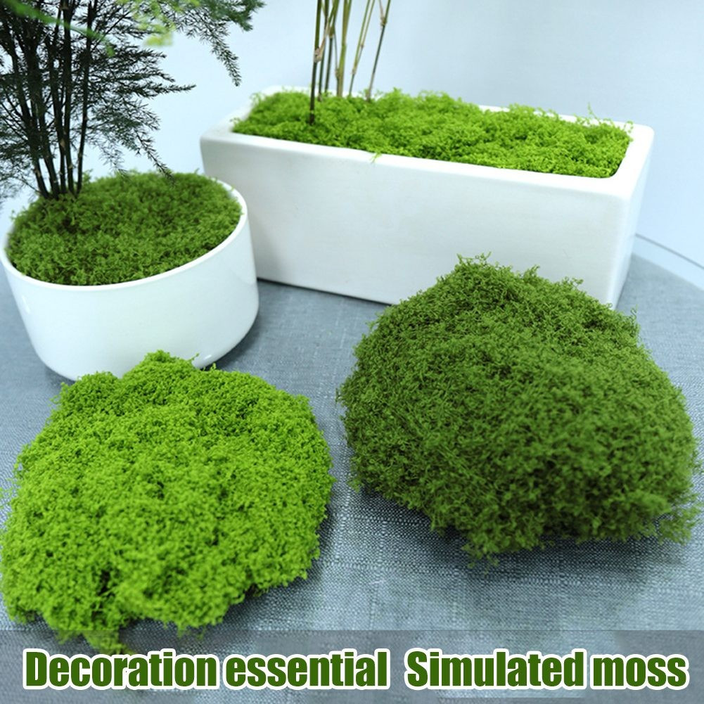 Lifelike Design Artificial-Moss For Plant Pot Decoration Enhance Aesthetics New