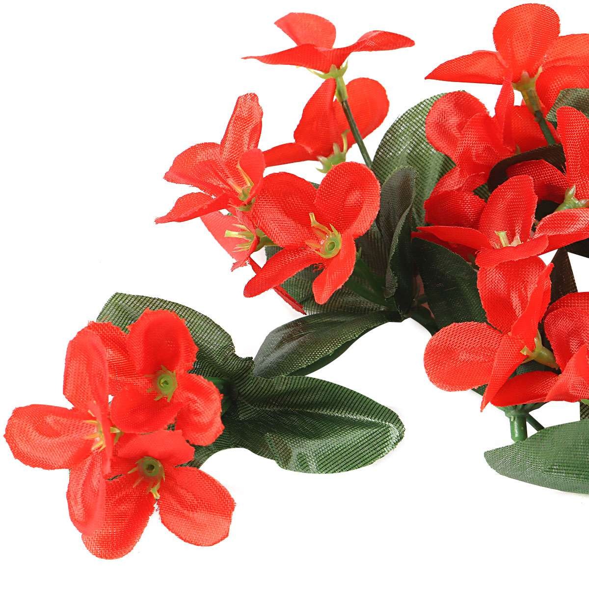 Artificial Hanging Violet Flowers, Lifelike Fake Vine Plants for Wall Decor Home