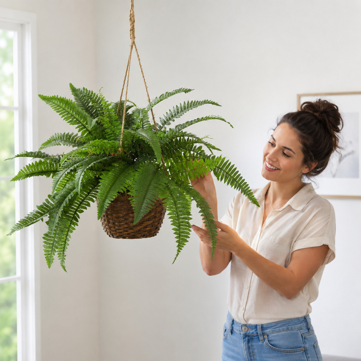 18″ Boston Fern Hanging Basket