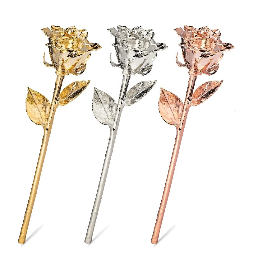Daya – Real Rose Dipped In 24K Gold / Platinum/Rose Gold