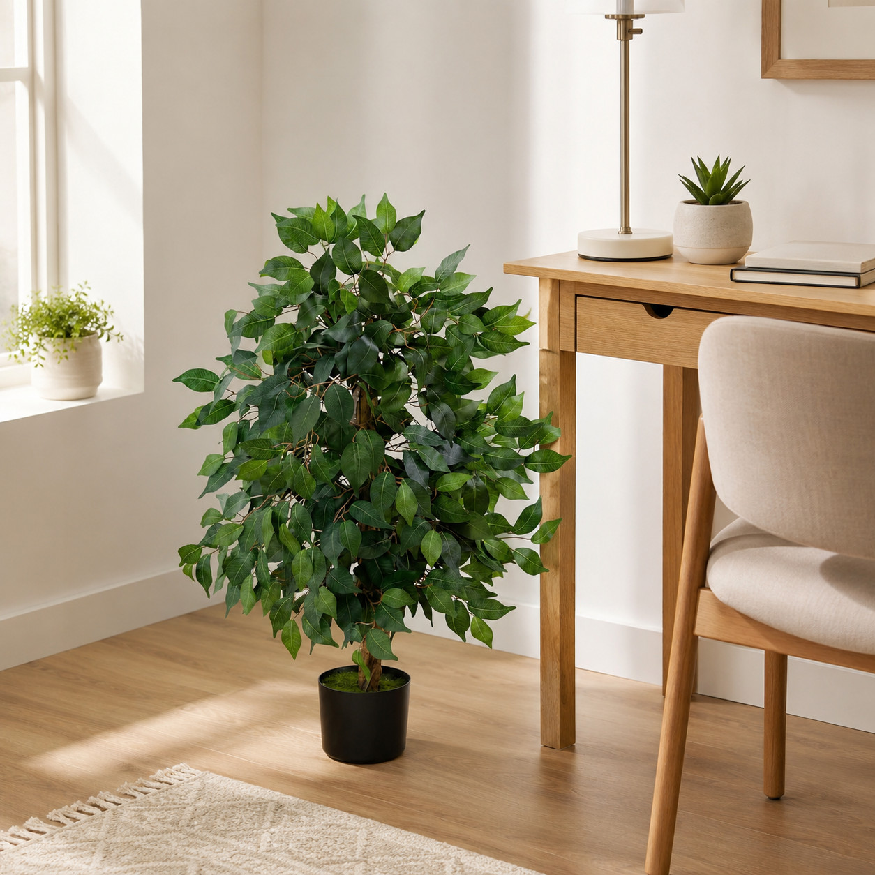 3′ Ficus Tree x 3 w/378 Lvs