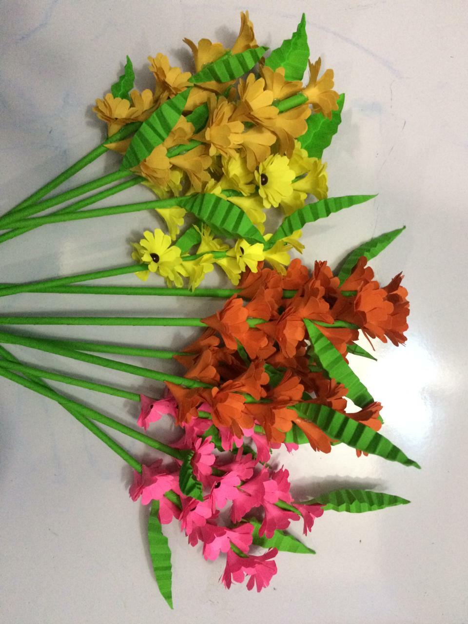 Paper Flowers Backdrop Home Decor Party Nursery Flower Handmade Ceylon 10 Pieces