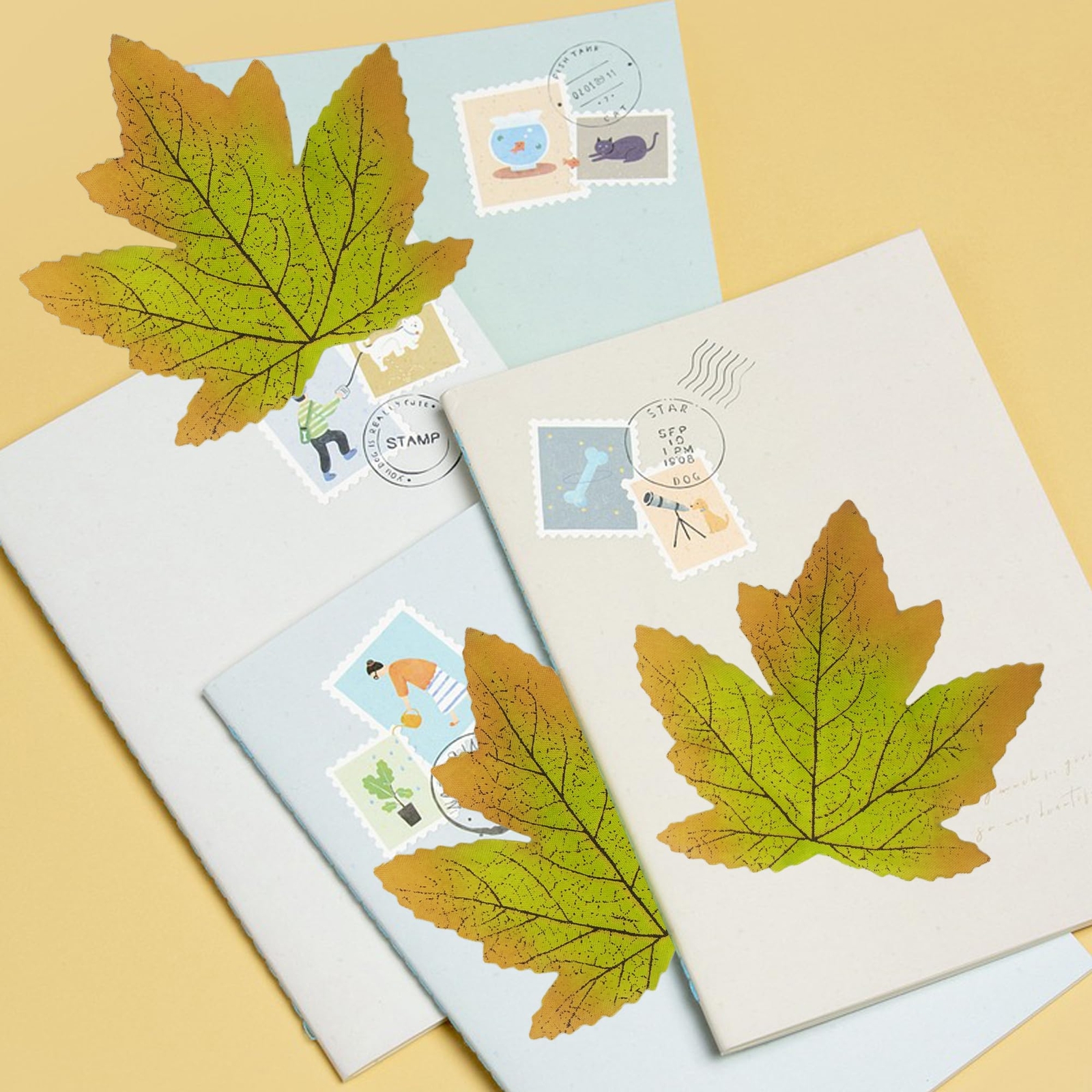 Simulated Maple Leaves 100pcs Green 3.9×3.5″ Autumn Fall Wedding Thanksgiving