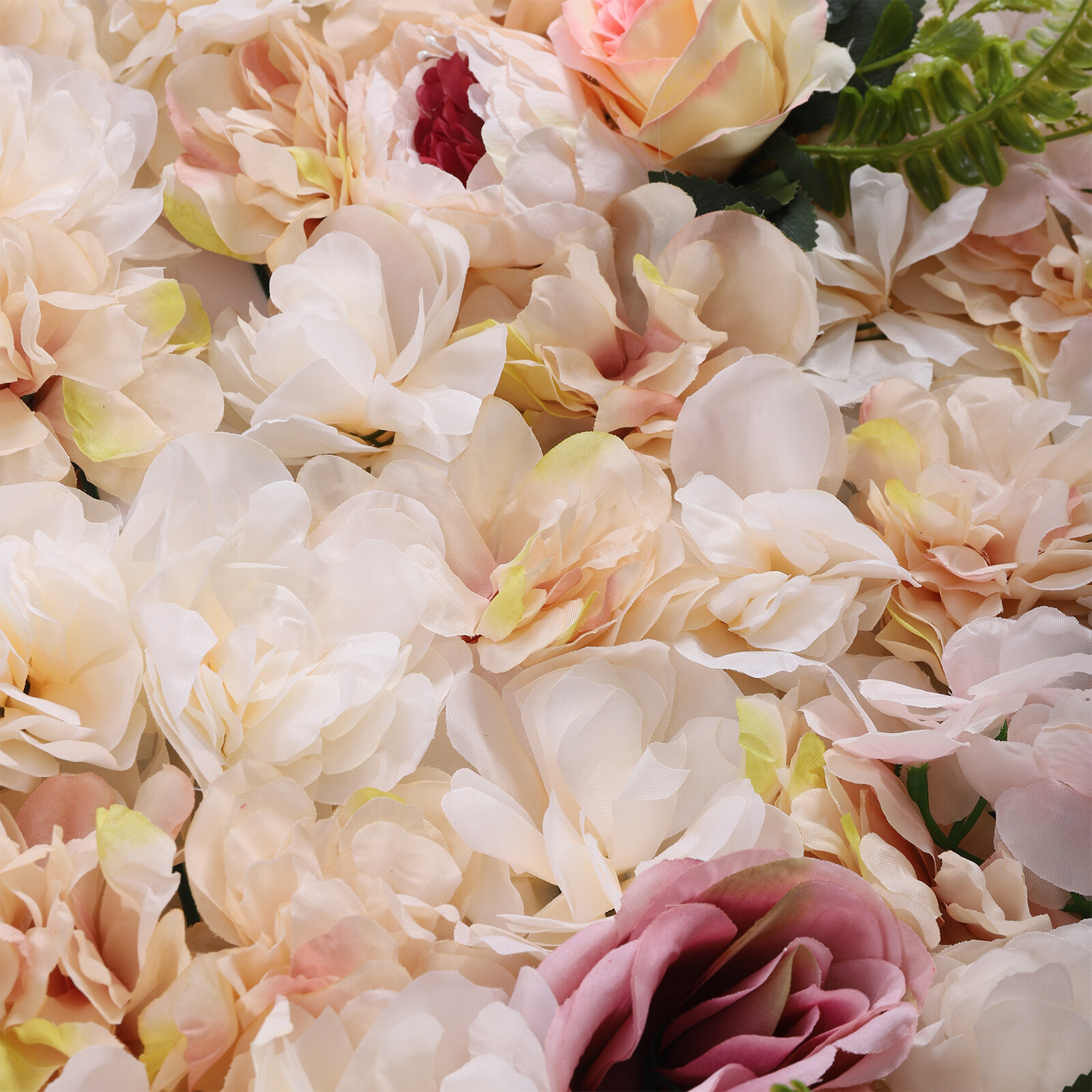 Artificial Flower Wall Backdrop Flower Panel 60*40CM Silk Rose Wall For Wedding