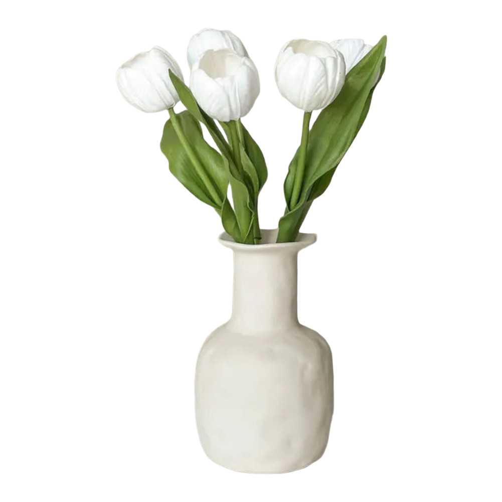 Realistic Looking Silk Tulips for Contemporary For Home Decoration Setup