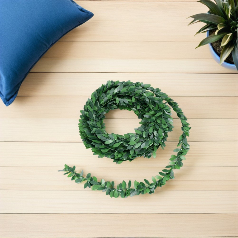 5Pcs Faux Greenery Vine Garland with Flexible Wire for Indoor Outdoor Decoration