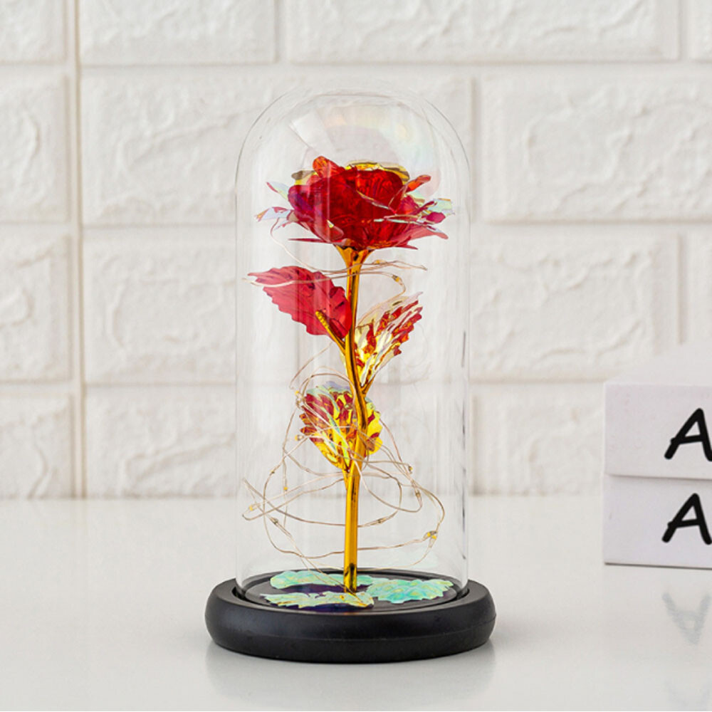 Eternal Rose flower Preserved rose everlasting rose flower gift with Led Light